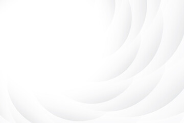 Abstract  white and gray color, modern design background with geometric shape. Vector illustration.