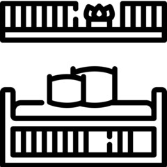 bookshelf line icon
