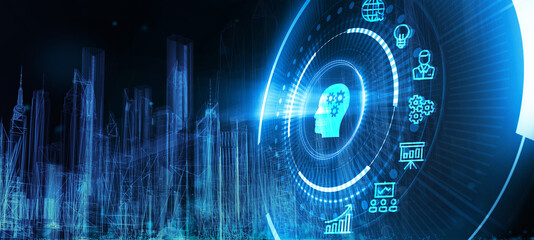 Obraz premium Business, Technology, Internet and network concept. Skill Knowledge Ability.