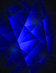 Abstract Elegant diagonal striped blue background, vector picture and Digital background , connection , network