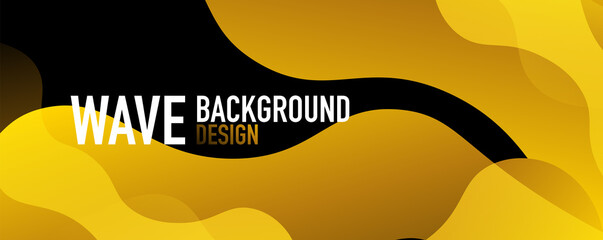 Abstract background - shiny fluid gradients and overlapping waves. Vector Illustration For Wallpaper, Banner, Background, Landing Page