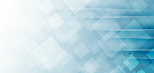 Abstract elegant diagonal soft blue background with squares pattern overlapping texture.