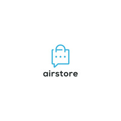 airstore icon vector logo design. airstore template quality logo symbol inspiration