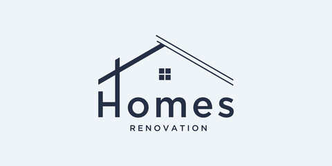 Creative real Estate Logo, real estate, house logo, building logo design template.