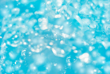 宝石やクリスタルガラスが光輝く背景