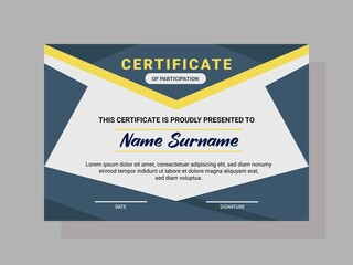 modern certificate template