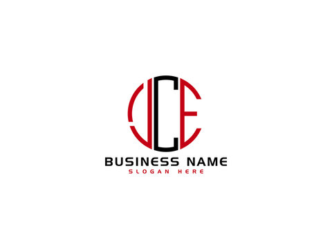 Letter LCE Logo Iocn Vector Image For Business