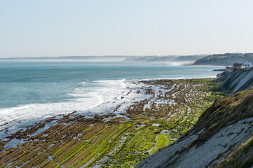 Panorama de la falaise de Ciboure