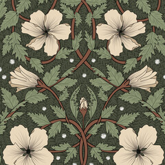 Old Style Ornamental Botanical Pattern