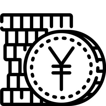 recommend clip art: yen line icon