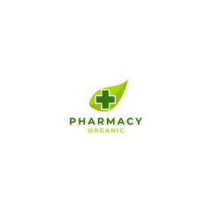 Organic pharmacy logo design