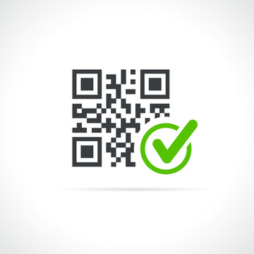 qr code control icon isolated