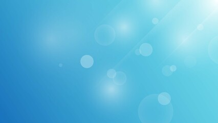 Abstract Dynamic Gradient Light Blue With Blur Bokeh Or Defocused Effect Background Template