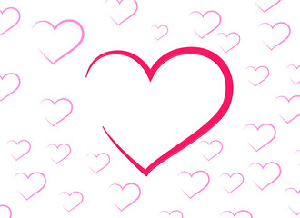 hearts background