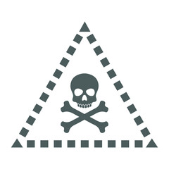 Alert, warning icon. Gray vector EPS.