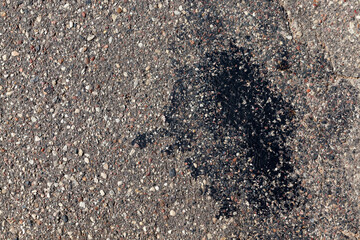 repair of a broken and damaged paved road