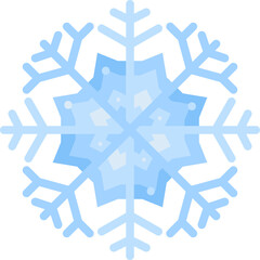 snowflake flat icon