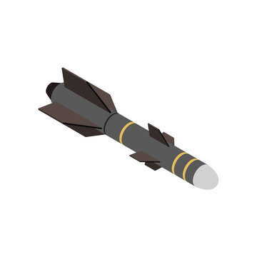 Isometric Missile Icon