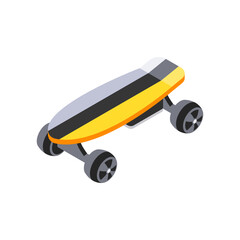 Skateboard Isometric Icon