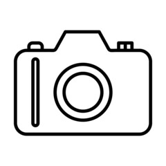 Camera Vector Line Icon Design