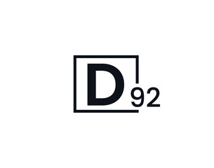 D92, 92D Initial letter logo