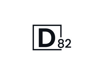D82, 82D Initial letter logo