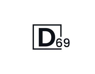 D69, 69D Initial letter logo