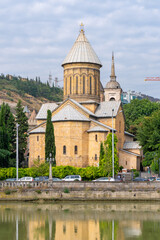 Fototapeta na wymiar The Sioni Cathedral of the Dormition is a Georgian Orthodox cathedral in Tbilisi, Georgia