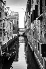 Kanal in Venedig Italien