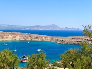 Naklejka premium Bucht von Lindos XI