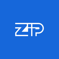 ZIP company logo design.