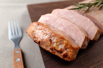 Fragrant, oily and thick ham