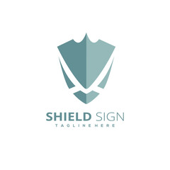 Shield Security Logo Design. Vector Illustrator Graphic Templates