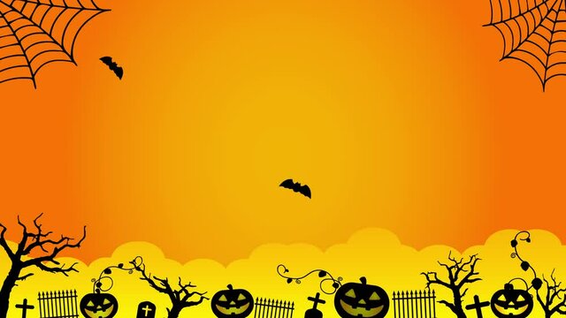 Halloween motif 4K animation movie ( no text )