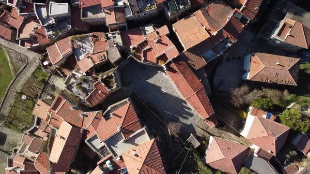 Zenitale, Ripresa Aerea Drone su Centro Storico 4K 30 FPS (Bajardo)