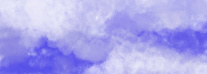 bright day with white clouds in blue sky 