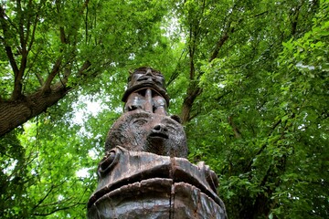 old idol statue