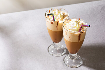 Freddoccino, frappuccino coffee drink
