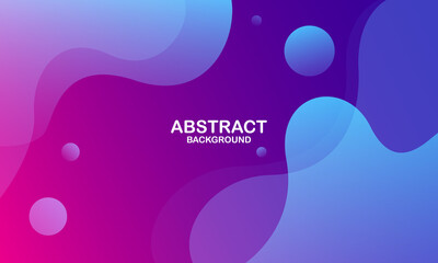 Abstract blue wave with purple background. Vector illustration