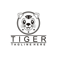tiger business logo vector illustration - best for your mascot brand