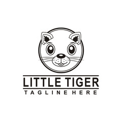tiger business logo vector illustration - best for your mascot brand