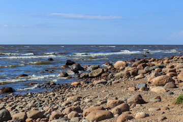 sea, rock and beach