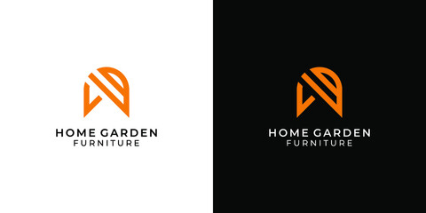 A logo with house, perfect for new housing logo