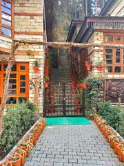 street in the town of India