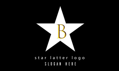 Obraz premium B star latter logo