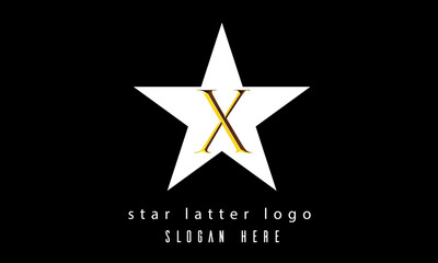 X star latter logo