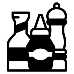ketchup glyph icon