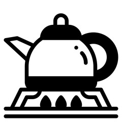 kettle glyph icon