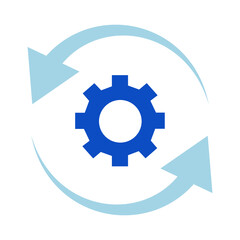 System reset or restore vector icon