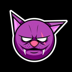Sinister Cat Mascot